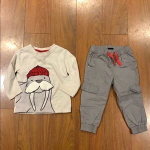 Fierce Frank Top & Cargo Joggers 18 Months